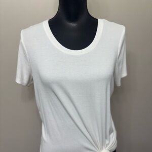 1. STATE Women’s White Short Sleeve Tee M